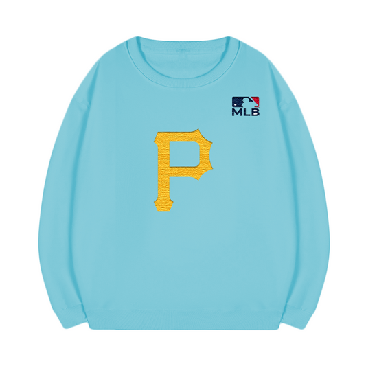 Pittsburgh Pirates Embroidered MLB Unisex T-Shirt,Crewneck & Hoodie – Classic USA Baseball Fanwear,U12