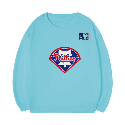 Philadelphia Phillies Embroidered MLB Unisex T-Shirt,Crewneck & Hoodie – Classic USA Baseball Fanwear,U1