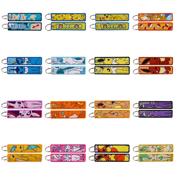 Embroidered Keychain – Cute Monster Pendant,Perfect Gift for Friends,001