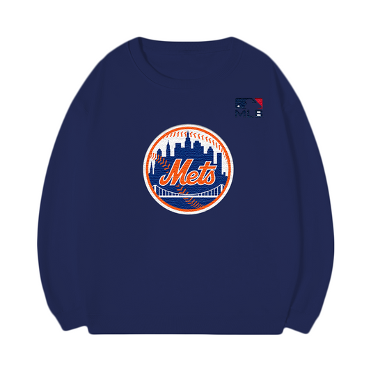 New York Mets Embroidered MLB Unisex T-Shirt,Crewneck & Hoodie – Classic USA Baseball Fanwear,U4
