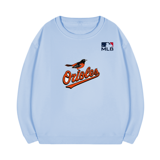Baltimore Orioles Embroidered MLB Unisex T-Shirt,Crewneck & Hoodie – Classic USA Baseball Fanwear,U17