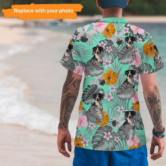 Personalized  Pet Dog Men's Hawaiian Shirt,Photo Upload,HS-MA-454