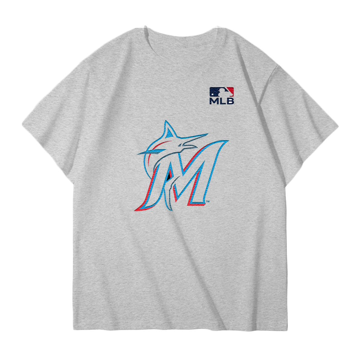Miami Marlins Embroidered MLB Unisex T-Shirt,Crewneck & Hoodie – Classic USA Baseball Fanwear,U3