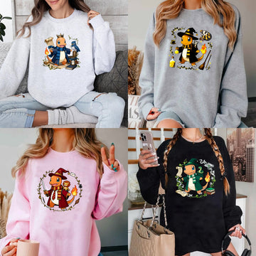 Exclusive Pokémon Charmander x Harry Potter Magic Fusion Collection: Custom Tees,Crewnecks & Hoodies – The Ultimate Gift for Every Fan!