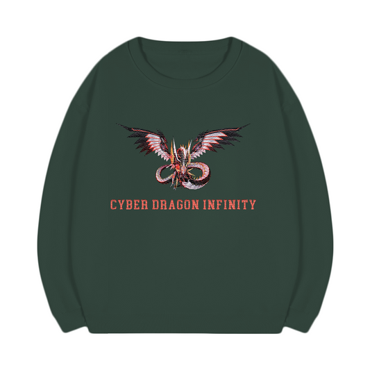 Cyber Dragon Infinity Yu-Gi-Oh! Anime Unisex Embroidered T-Shirt,Crewneck,Hoodie,ICE21