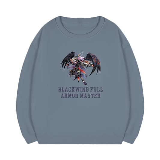 Blackwing Full Armor Master Yu-Gi-Oh! Anime Unisex Embroidered T-Shirt,Crewneck,Hoodie,ICE30
