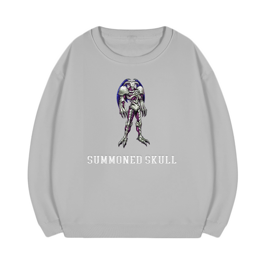 Summoned Skull Yu-Gi-Oh! Anime Unisex Embroidered T-Shirt,Crewneck,Hoodie,ICE07