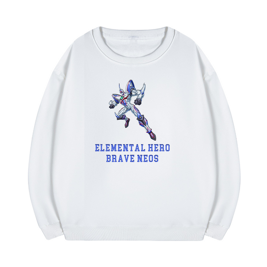 Elemental HERO Brave Neos Yu-Gi-Oh! Anime Unisex Embroidered T-Shirt,Crewneck,Hoodie,ICE19