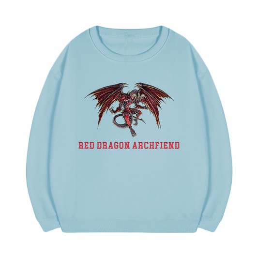 Red Dragon Archfiend Yu-Gi-Oh! Anime Unisex Embroidered T-Shirt,Crewneck,Hoodie,ICE14