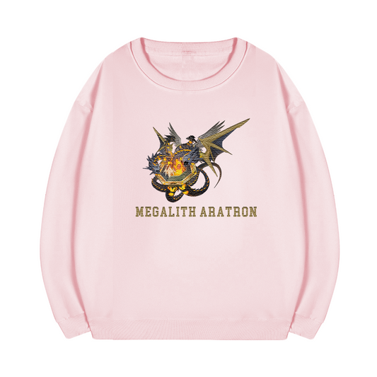 Megalith Aratron Yu-Gi-Oh! Anime Unisex Embroidered T-Shirt,Crewneck,Hoodie,ICE13