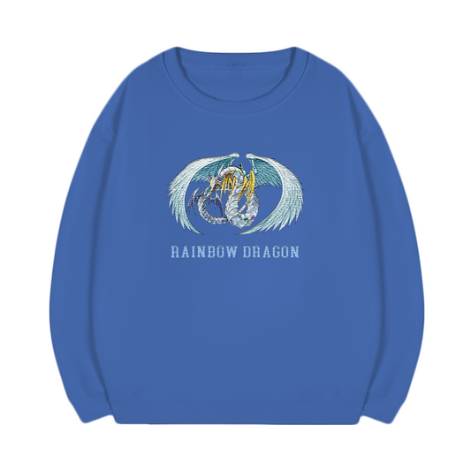Rainbow Dragon Yu-Gi-Oh! Anime Unisex Embroidered T-Shirt,Crewneck,Hoodie,ICE34