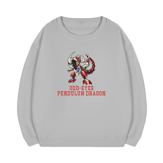 Odd-Eyes Pendulum Dragon Yu-Gi-Oh! Anime Unisex Embroidered T-Shirt,Crewneck,Hoodie,ICE35