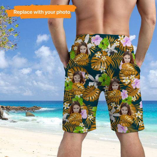 Photo Upload Family Gift Love Beach Short,BS-MF-468