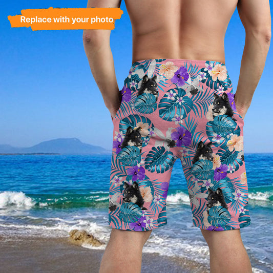 Personalized Beach Short Upload Photo Dog-Lover Short,BS-MA-427