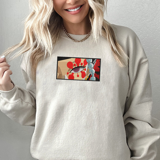 Demon Slayer Embroidered Unisex T-Shirt,Crewneck,Hoodie – Premium Quality Anime Apparel Featuring Iconic Characters for Fans,D12