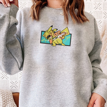 Demon Slayer Embroidered Unisex T-Shirt,Crewneck,Hoodie – Premium Quality Anime Apparel Featuring Iconic Characters for Fans,D38