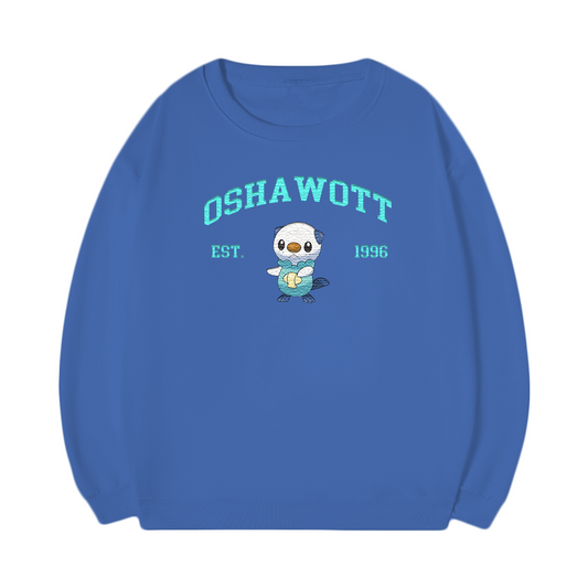 OSHAWOTT Embroidered Anime Character Unisex T-Shirt,Crewneck,Hoodie,Stylish Gift for Friends,E14