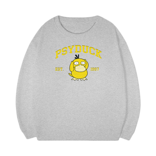 PSYDUCK Embroidered Anime Character Unisex T-Shirt,Crewneck,Hoodie,Stylish Gift for Friends,E29