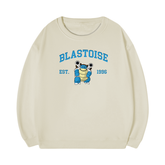 BLASTOISE Embroidered Anime Character Unisex T-Shirt,Crewneck,Hoodie,Stylish Gift for Friends,E47