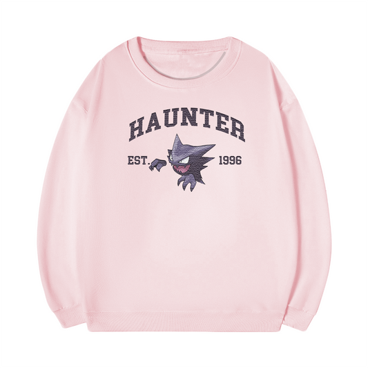 HAUNTER Embroidered Anime Character Unisex T-Shirt,Crewneck,Hoodie,Stylish Gift for Friends,E38