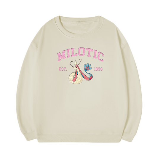 MILOTIC Embroidered Anime Character Unisex T-Shirt,Crewneck,Hoodie,Stylish Gift for Friends,E08