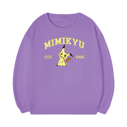 MIMIKYU Embroidered Anime Character Unisex T-Shirt,Crewneck,Hoodie,Stylish Gift for Friends,E25