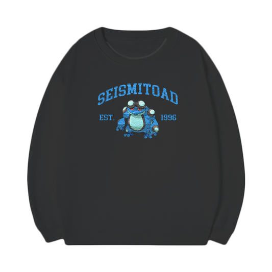 SEISMITOAD Embroidered Anime Character Unisex T-Shirt,Crewneck,Hoodie,Stylish Gift for Friends,E10