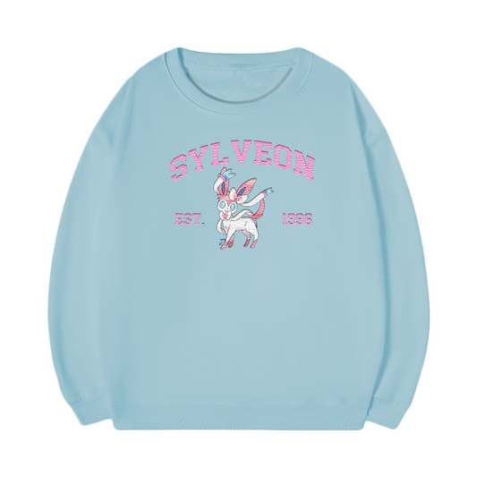 SYLVEON Embroidered Anime Character Unisex T-Shirt,Crewneck,Hoodie,Stylish Gift for Friends,E21