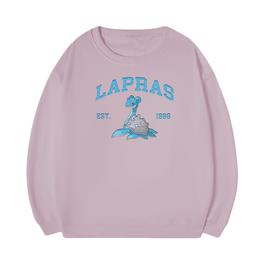 LAPRAS Embroidered Anime Character Unisex T-Shirt,Crewneck,Hoodie,Stylish Gift for Friends,E28