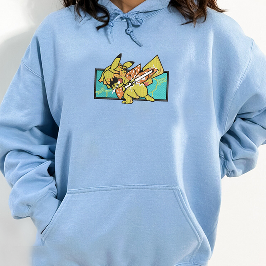 Demon Slayer Embroidered Unisex T-Shirt,Crewneck,Hoodie – Premium Quality Anime Apparel Featuring Iconic Characters for Fans,D38