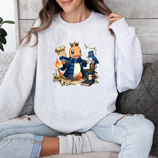 Exclusive Pokémon Charmander x Harry Potter Magic Fusion Collection: Custom Tees,Crewnecks & Hoodies – The Ultimate Gift for Every Fan!