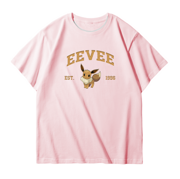 EEVEE Embroidered Anime Character Unisex T-Shirt,Crewneck,Hoodie,Stylish Gift for Friends,E42
