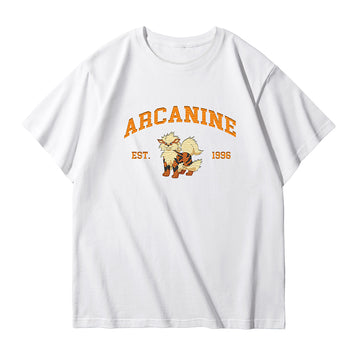 ARCANINE Embroidered Anime Character Unisex Tank Top,T-Shirt,Polo Shirt,Crewneck,Hoodie,Zip-Hoodie,P04