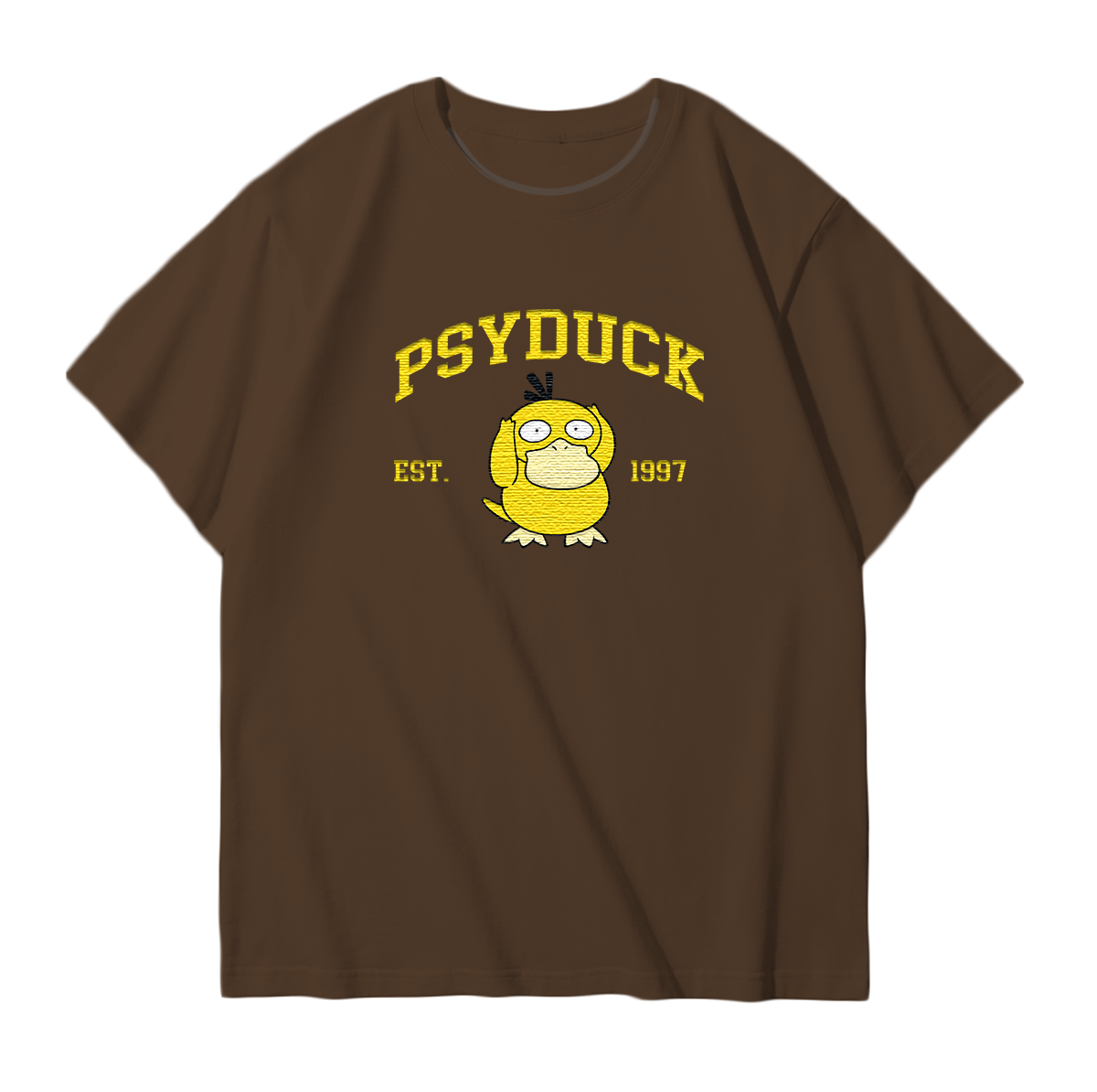 PSYDUCK Embroidered Anime Character Unisex T-Shirt,Crewneck,Hoodie,Stylish Gift for Friends,E29