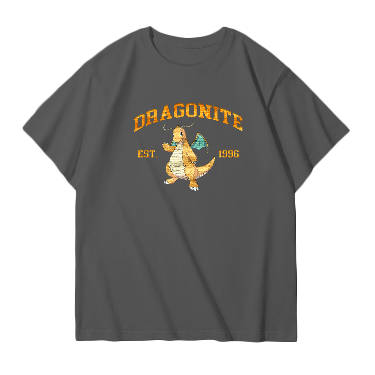 DRAGONITE Embroidered Anime Character Unisex T-Shirt,Crewneck,Hoodie,Stylish Gift for Friends,E20