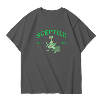 SCEPTILE Embroidered Anime Character Unisex T-Shirt,Crewneck,Hoodie,Stylish Gift for Friends,E19