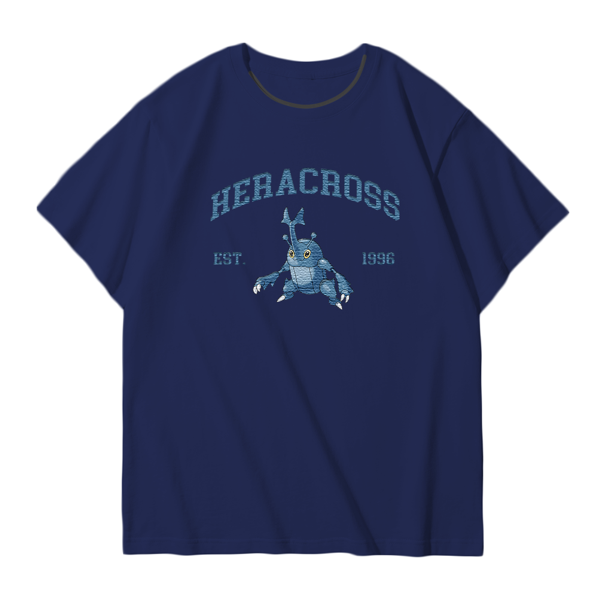 HERACROSS Embroidered Anime Character Unisex T-Shirt,Crewneck,Hoodie,Stylish Gift for Friends,E34