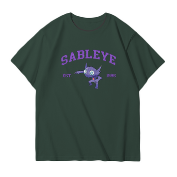 SABLEYE Embroidered Anime Character Unisex T-Shirt,Crewneck,Hoodie,Stylish Gift for Friends,E37