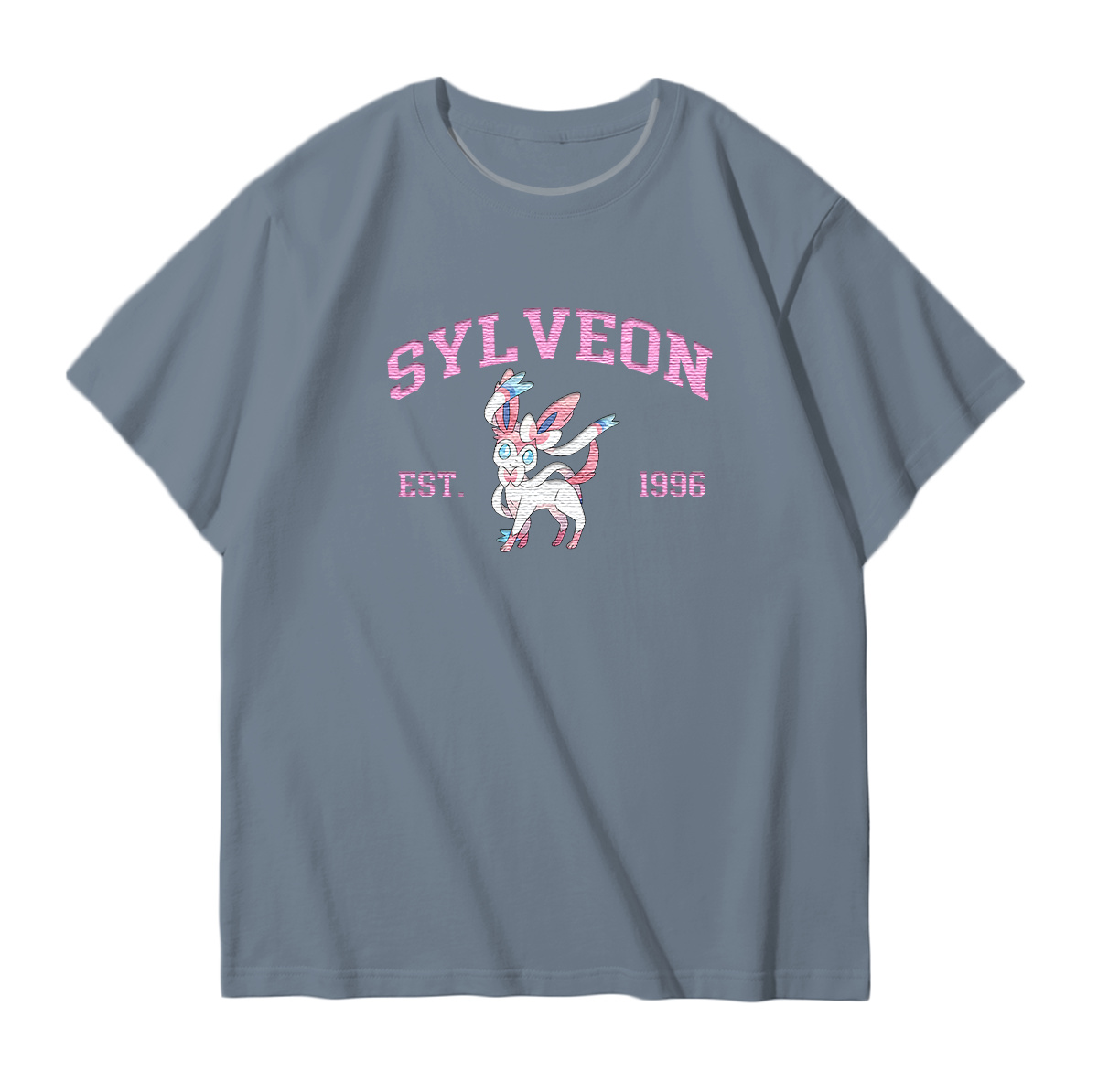 SYLVEON Embroidered Anime Character Unisex T-Shirt,Crewneck,Hoodie,Stylish Gift for Friends,E21
