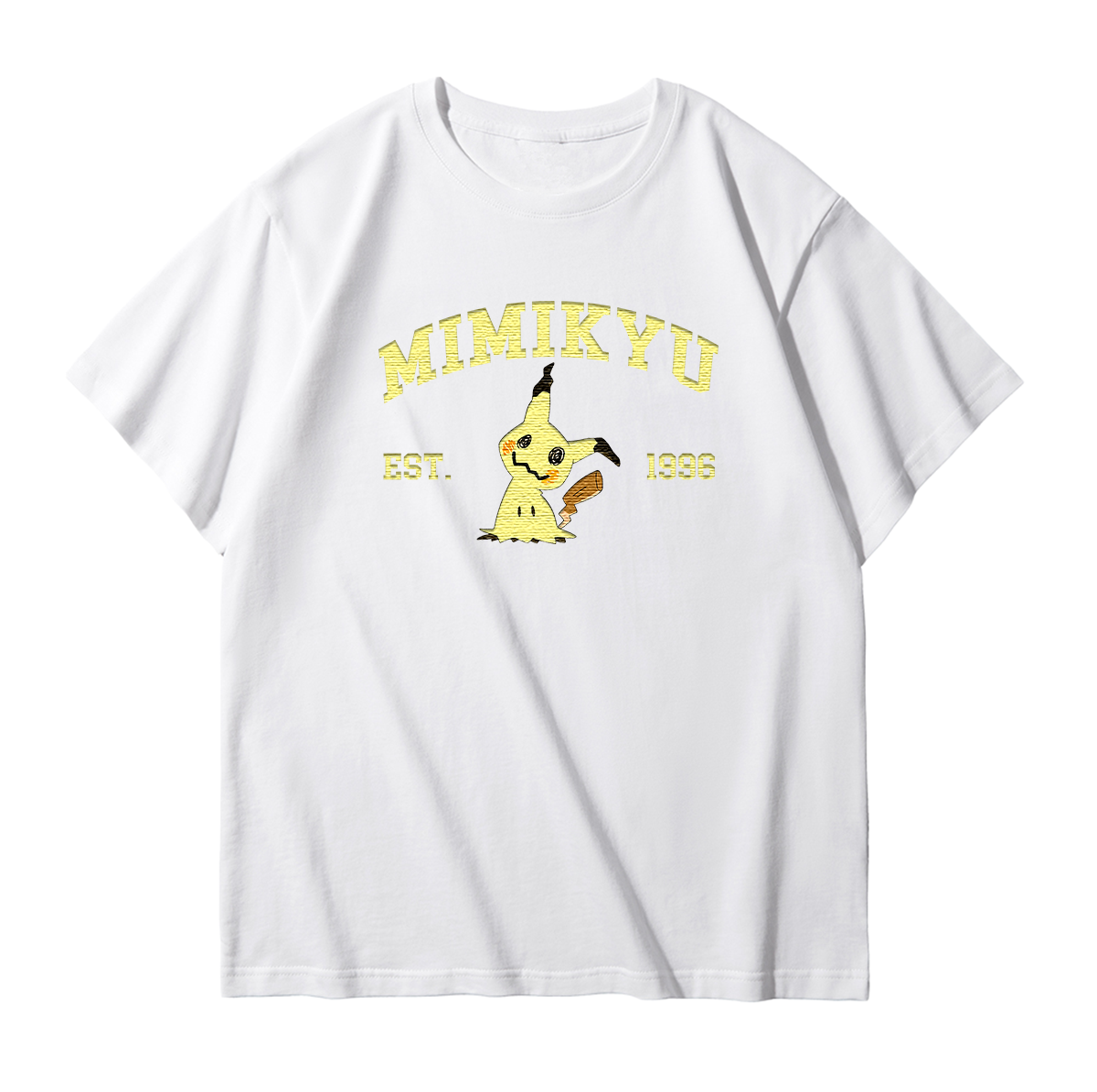 MIMIKYU Embroidered Anime Character Unisex T-Shirt,Crewneck,Hoodie,Stylish Gift for Friends,E25