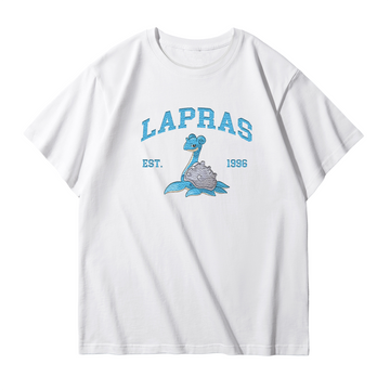 LAPRAS Embroidered Anime Character Unisex T-Shirt,Crewneck,Hoodie,Stylish Gift for Friends,E28