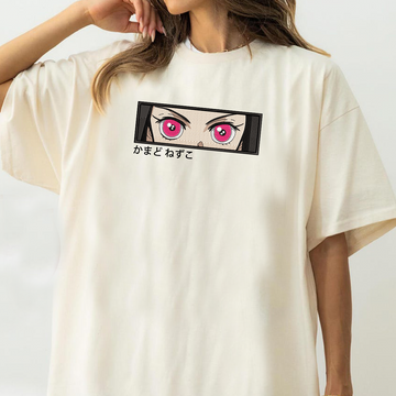 Demon Slayer Embroidered Unisex T-Shirt,Crewneck,Hoodie – Premium Quality Anime Apparel Featuring Iconic Characters for Fans,D21