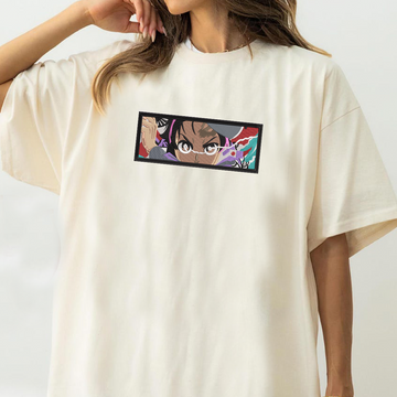 Demon Slayer Embroidered Unisex T-Shirt,Crewneck,Hoodie – Premium Quality Anime Apparel Featuring Iconic Characters for Fans,D39