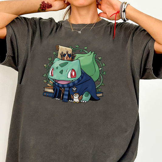 Exclusive Pokémon Bulbasaur x Harry Potter Magic Fusion Collection: Custom Tees,Crewnecks & Hoodies – The Ultimate Gift for Every Fan!