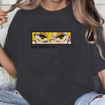 Demon Slayer Embroidered Unisex T-Shirt,Crewneck,Hoodie – Premium Quality Anime Apparel Featuring Iconic Characters for Fans,D17