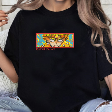 Demon Slayer Embroidered Unisex T-Shirt,Crewneck,Hoodie – Premium Quality Anime Apparel Featuring Iconic Characters for Fans,D05