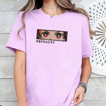 Demon Slayer Embroidered Unisex T-Shirt,Crewneck,Hoodie – Premium Quality Anime Apparel Featuring Iconic Characters for Fans,D18