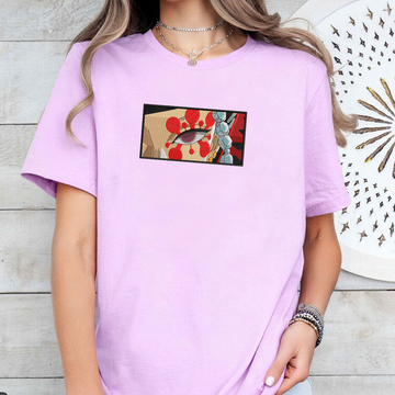 Demon Slayer Embroidered Unisex T-Shirt,Crewneck,Hoodie – Premium Quality Anime Apparel Featuring Iconic Characters for Fans,D12