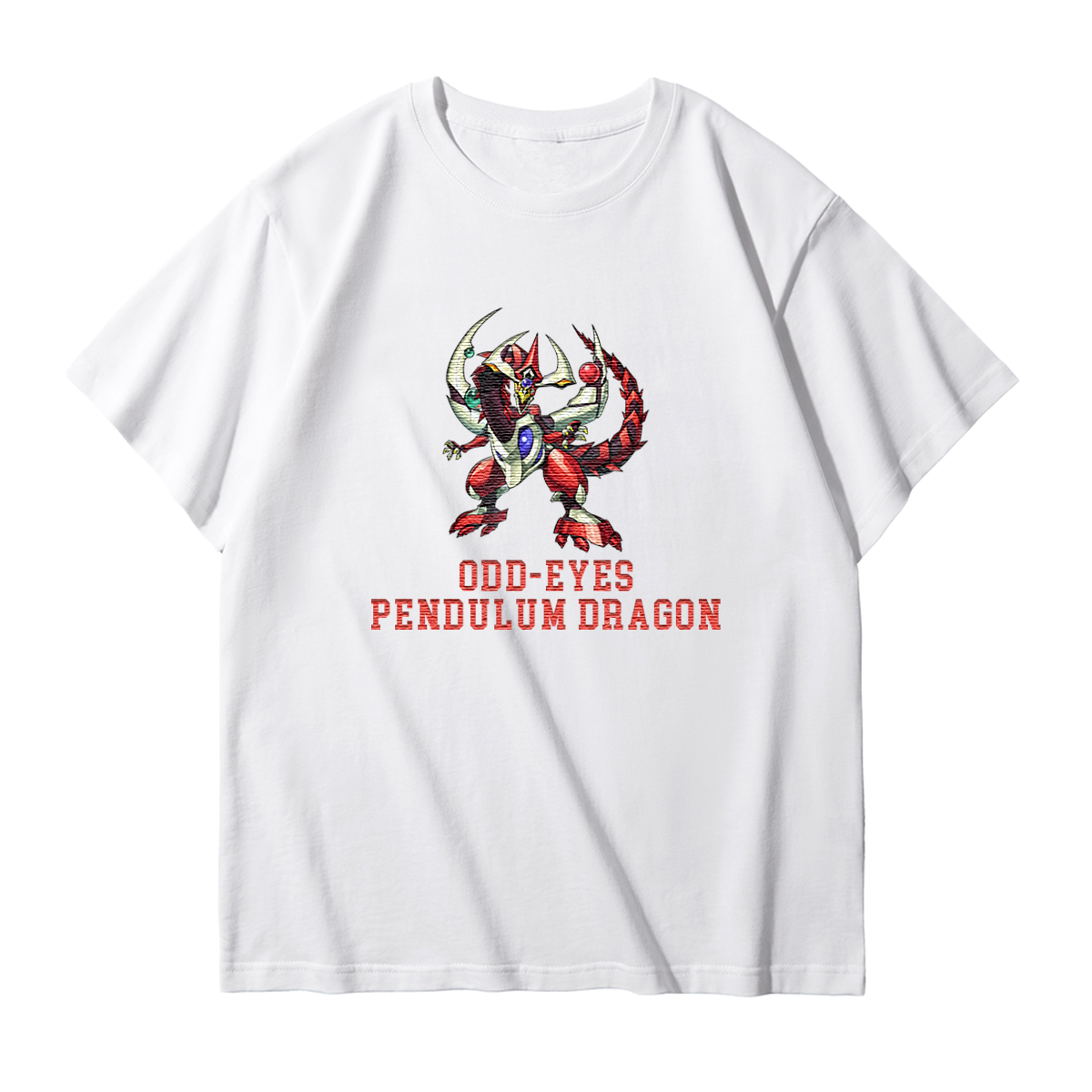 Odd-Eyes Pendulum Dragon Yu-Gi-Oh! Anime Unisex Embroidered T-Shirt,Crewneck,Hoodie,ICE35