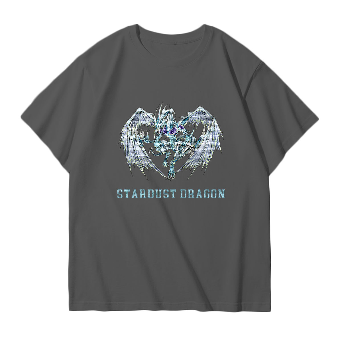 Stardust Dragon Yu-Gi-Oh! Anime Unisex Embroidered T-Shirt,Crewneck,Hoodie,ICE16